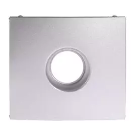 Панель лицевая Legrand 770256 Valena CLASSIC - для одиночных TV розеток, алюминий