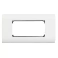 Панель лицевая NikoMax NMC-PL2PM-WT Настенная лицевая панель NIKOMAX под 2 вставки типа Mosaic 45х45 мм, с подрамником, белая