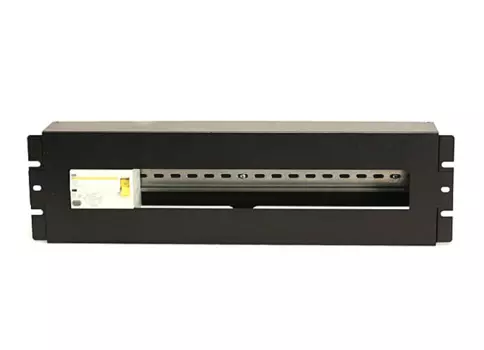 Панель MDX MDX-DIN-3U-BK дин-рейка в 19" с крышкой, черная