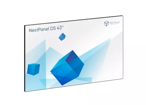 Панель NexTouch NextPanel DS 43 PDSCV1NNT43 43", 4К (38402160), 16:9, 60 Гц, 400 кд/м2, 5000:1, 1,07 млрд цветов, защитное стекло (закаленное, антибл