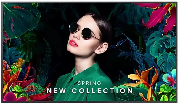 Панель Samsung QM75C LH75QMCEBGCXCI 75" черный E-LED BLU LED 8ms 16:9 HDMI M/M матовая 500cd 178гр/178гр 3840x2160 4K USB