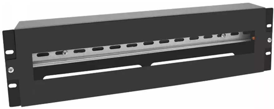 Панель SNR SNR-PDR-19-B 19" с DIN-рейкой 3U, черная