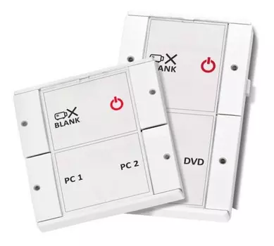 Панель управления BIAMP Impera Oscar 4DKW 912.2262.900/911.2262.900 кнопочная 4-button control pad with Ethernet, DK, white