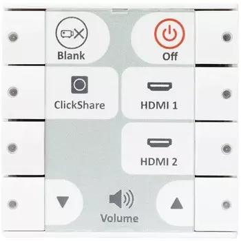 Панель управления BIAMP Impera Sierra II 8EUW 912.2251.900/911.2251.900 кнопочная 8-button control pad with Ethernet, EU, white