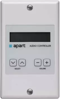 Панель управления настенная BIAMP D-DIWAC 912.0669.900/911.0669.900 для Audiosystem 8.8 и Audiocontrol 12.8. Выбор источника, регулировка громкости и