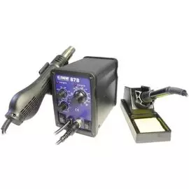Паяльная станция термовоздушная Element 878 15298 (фен+паяльник) 700Вт, 220V