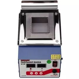 Паяльная ванна Rexant 09-9410 модель R118F, 300 Вт, 55х55х45 мм, 0-600 °C, бессвинцовая, цифровая