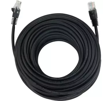 Патч-корд Buro 1645951 UTP 4 пары cat5E CCA molded 15м черный RJ-45 (m)-RJ-45 (m) (1645951)