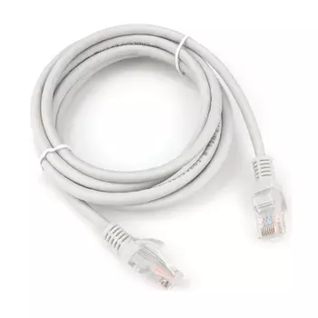 Патч-корд Cablexpert PP31-2M LSZH UTP кат.5e, 2м, литой, многожильный (серый)