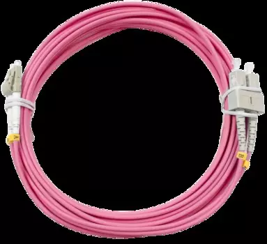 Кабель патч-корд волоконно-оптический Cabeus FOP-50-OM4-LC-SC-7m duplex, LC-SC 50/125 mm OM4, 7м, LSZH