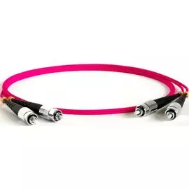 Патч-корд волоконно-оптический Hyperline FC-D2-504-FC/PR-FC/PR-H-1M-LSZH-MG