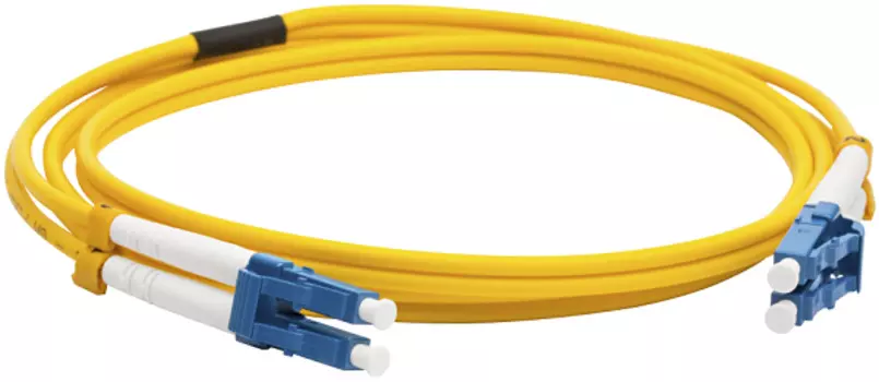 Патч-корд волоконно-оптический Lanmaster LAN-2LC-2LC/SU-10 LSZH, дуплексный, LC/UPC-LC/UPC, SM OS2, 10 м