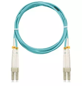 Патч-корд волоконно-оптический NIKOMAX NMF-PC2M3C2-LCU-LCU-003 многомодовый 50/125мкм, ОМ3, LC/UPC-LC/UPC, двойной, LSZH нг(A)-HFLTx, 2мм, аква, 3м