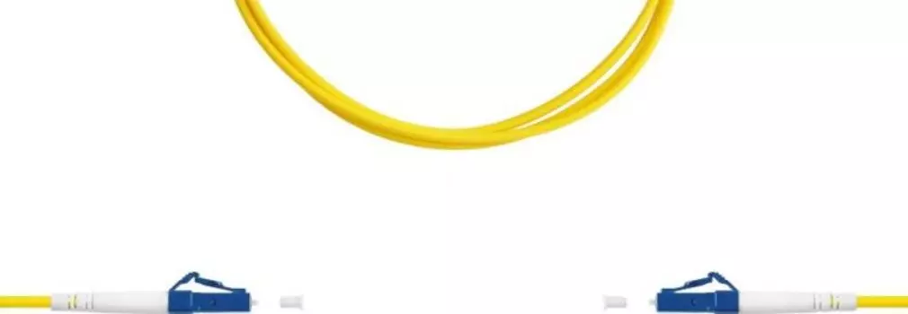 Патч-корд волоконно-оптический TELCORD ШОС-2.0-LC/U-LC/U-SM-1м-LSZH-YL simplex LC/UPC-LC/UPC, SM 9/125 (G652D), 2.0 мм, LSZH, 1м