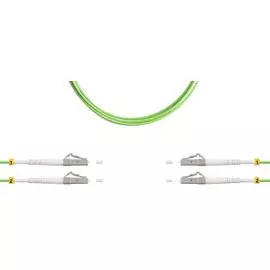 Патч-корд волоконно-оптический TELCORD ШОС-2x2.0-2LC/U-2LC/U-MM505-5м-LSZH-LG duplex LC/UPC-LC/UPC,