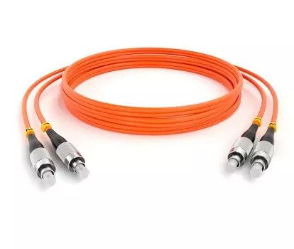 Патч-корд волоконно-оптический TELCORD ШОС-2x3.0-2FC/U-2FC/U-MM50-30м-LSZH-OR duplex FC/UPC-FC/UPC,