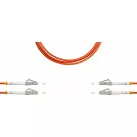 Патч-корд волоконно-оптический TELCORD ШОС-2x3.0-2LC/U-2LC/U-MM50-60м-LSZH-OR duplex LC/UPC-LC/UPC, MM 50/125 (OM2), 3.0 мм, LSZH, 60м