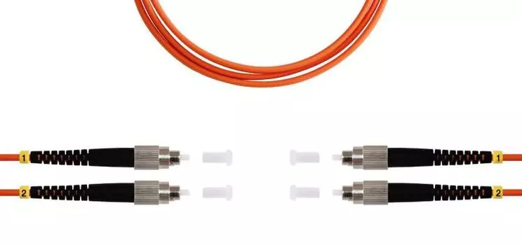Патч-корд волоконно-оптический TELCORD ШОС-2x3.0-2FC/U-2FC/U-MM50-200м-LSZH-OR duplex FC/UPC-FC/UPC,