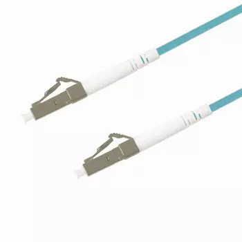 Патч-корд волоконно-оптический TELCORD ШОС-3.0-LC/U-LC/U-MM503-100м-LSZH-AQ simplex LC/UPC-LC/UPC, MM 50/125 (OM3), 3.0 мм, LSZH, 100м