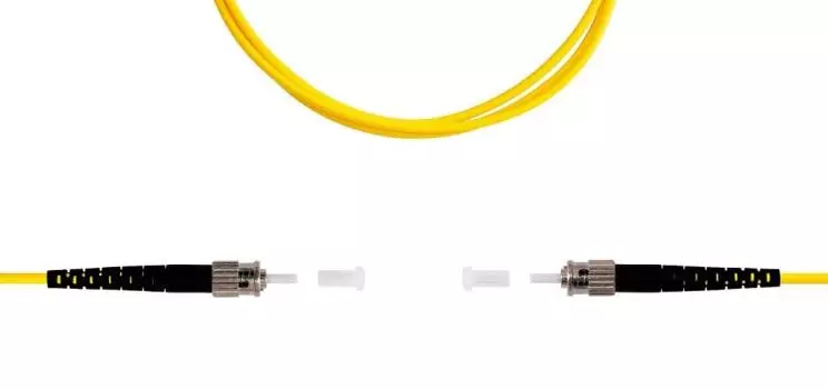 Патч-корд волоконно-оптический TELCORD ШОС-3.0-ST/U-ST/U-SM-30м-LSZH-YL simplex ST/UPC-ST/UPC, SM 9/