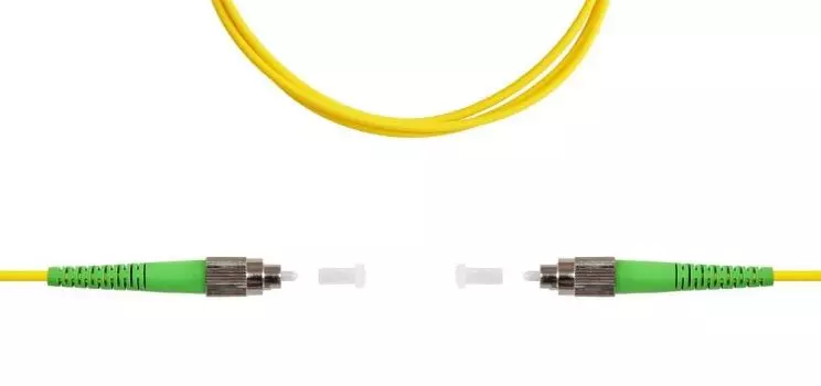 Патч-корд волоконно-оптический TELCORD ШОС-3.0-FC/A-FC/A-SM-30м-LSZH-YL simplex FC/APC-FC/APC, SM 9/