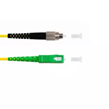 Патч-корд волоконно-оптический TELCORD ШОС-3.0-FC/U-SC/A-SM-30м-LSZH-YL simplex FC/UPC-SC/APC, SM 9/