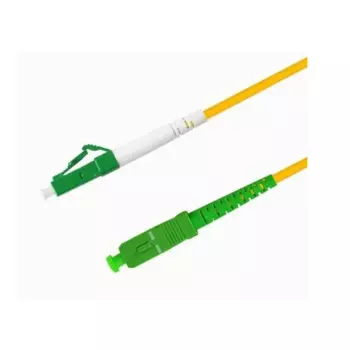 Патч-корд волоконно-оптический TELCORD ШОС-3.0-LC/A-SC/A-SM-30м-LSZH-YL simplex LC/APC-SC/APC, SM 9/