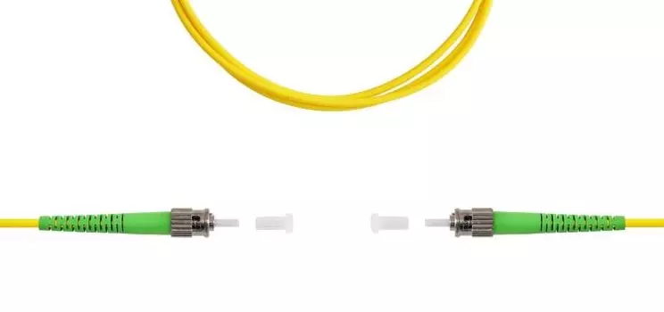 Патч-корд волоконно-оптический TELCORD ШОС-3.0-ST/A-ST/A-SM-200м-LSZH-YL simplex ST/APC-ST/APC, SM 9