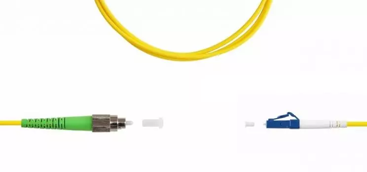 Патч-корд волоконно-оптический TELCORD ШОС-3.0-FC/A-LC/U-SM-200м-LSZH-YL simplex FC/APC-LC/UPC, SM 9