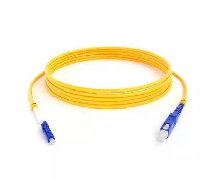 Патч-корд волоконно-оптический TELCORD ШОС-3.0-LC/A-SC/U-SM-200м-LSZH-YL simplex LC/APC-SC/UPC, SM 9