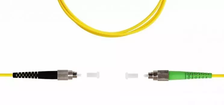 Патч-корд волоконно-оптический TELCORD ШОС-3.0-FC/U-ST/A-SM-200м-LSZH-YL simplex FC/UPC-ST/APC, SM 9