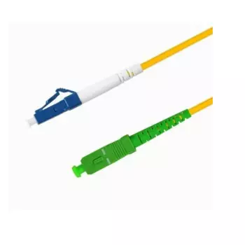 Патч-корд волоконно-оптический TELCORD ШОС-3.0-LC/U-SC/A-SM-200м-LSZH-YL simplex LC/UPC-SC/APC, SM 9