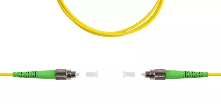 Патч-корд волоконно-оптический TELCORD ШОС-3.0-FC/A-FC/A-SM-200м-LSZH-YL simplex FC/APC-FC/APC, SM 9