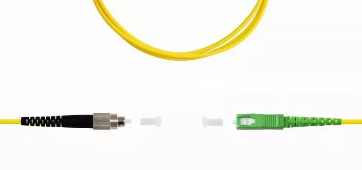 Патч-корд волоконно-оптический TELCORD ШОС-3.0-FC/U-SC/A-SM-200м-LSZH-YL simplex FC/UPC-SC/APC, SM 9