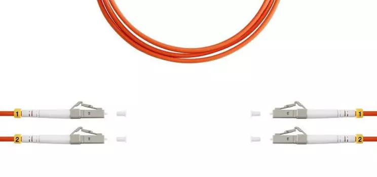 Патч-корд волоконно-оптический TELCORD ШОС-3.0-LC/U-LC/U-MM50-30м-LSZH-OR simplex LC/UPC-LC/UPC, MM