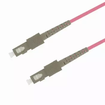 Патч-корд волоконно-оптический TELCORD ШОС-3.0-SC/U-SC/U-MM504-3м-LSZH-MG simplex SC/UPC-SC/UPC, MM