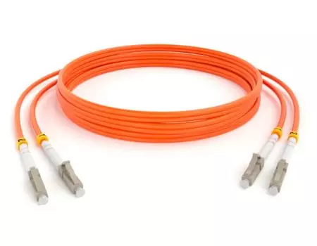 Патч-корд волоконно-оптический TELCORD ШОС-ARM-2x3.0-2LC/U-2LC/U-MM50-20м-LSZH-OR армированный simpl