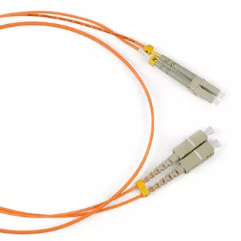 Патч-корд волоконно-оптический TopLAN DPC-TOP-OM1-LC/P-SC/P-3.0 дуплексный, LC/PC-SC/PC, MM 62,5/125, 3.0 м