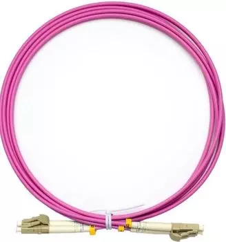 Патч-корд волоконно-оптический TopLAN DPC-TOP-OM4-LC/P-LC/P-4.0 дуплексный, LC/PC-LC/PC, MM 50/125 (OM4), 4 м, LSZH