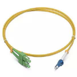 Патч-корд волоконно-оптический TopLAN DPC-TOP-652-LC/U-SC/A-5.0 дуплексный, LC/UPC-SC/APC, SM, 5.0 м LSZH