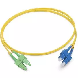 Патч-корд волоконно-оптический TopLAN DPC-TOP-652-SC/A-SC/U-5.0 дуплекс, SC/APC-SC/UPC, SM, 5.0 м LSZH