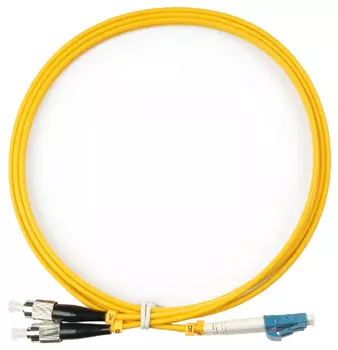 Патч-корд волоконно-оптический TopLAN DPC-TOP-652-FC/A-LC/U-1.0 дуплексный, FC/APC-LC/UPC, SM, 1.0 м LZSH