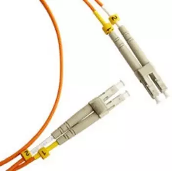 Патч-корд волоконно-оптический TopLAN DPC-TOP-OM3-LC/P-LC/P-3.0 , дуплексный, LC/PC-LC/PC,OM3 MM 50/125, 3.0 м