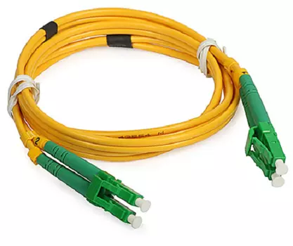 Патч-корд волоконно-оптический TopLAN DPC-TOP-652-LC/A-LC/A-1.0 дуплексный, LC/APC-LC/APC, SM, 1,0 м LSZH