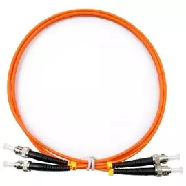 Патч-корд волоконно-оптический TopLAN DPC-TOP-OM2-ST/P-ST/P-2.0 дуплексный, ST/PC-ST/PC, MM 50/125, 2.0 м