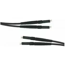 Патч-корд волоконно-оптический TopLAN DPC-TOP-OM3-LC/P-SC/P-3.0 BK дуплексный, волокно OM3 многомодовое 50/125, LC/PC - SC/PC, 3 метра, черный