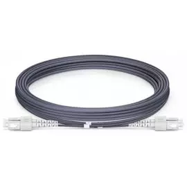 Патч-корд волоконно-оптический TopLAN DPC-TOP-OM3-SC/U-SC/U-3.0 BK дуплексный, волокно OM3 многомодовое 50/125, SC/PC - SC/PC, 3 метра, черный