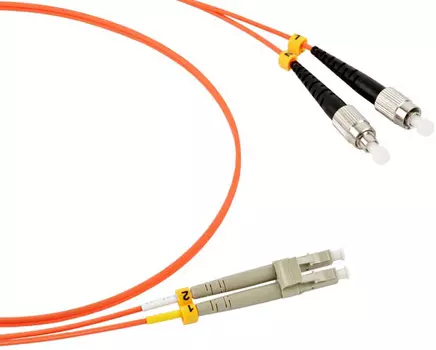 Патч-корд волоконно-оптический Vimcom LC-FC duplex 50/125 3m OM4,LSZH