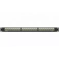 Патч-панель DKC RN6APPU24 19", 1U, Cat 6A, 24 порта RJ45 (8p8c), неэкранированная, 110 IDC, "RAM tel