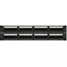 Патч-панель DKC RN6PPU242 19", 2U, Cat 6, 48 портов RJ45 (8p8c), неэкранированная, 110 IDC, "RAM tel